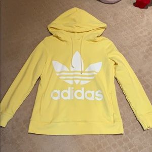 yellow adidas hoodie